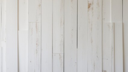 Obraz premium White wooden boards with texture as background.