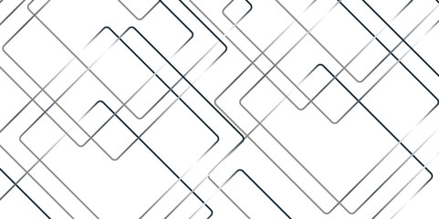 Abstract grey lines on white background with luxury shapes architecture plan. Modern pattern elegant gray line template background.	
