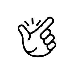 Fototapeta premium Easy icon Black and white outline vector