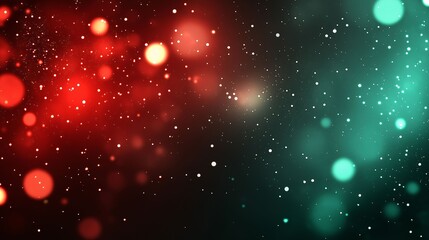 Abstract Christmas Gradient with Glitter and Bokeh Lights