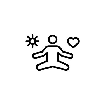 recommend clip art: stress management icon Black and white outline vector