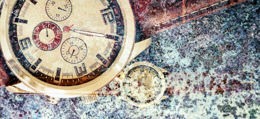 montre bracelet indiquant 1 h 10 mm, png transparent 