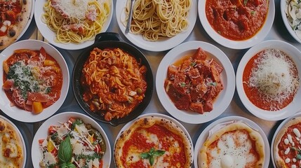 Delightful collection of classic italian dishes showcasing authentic culinary heritage