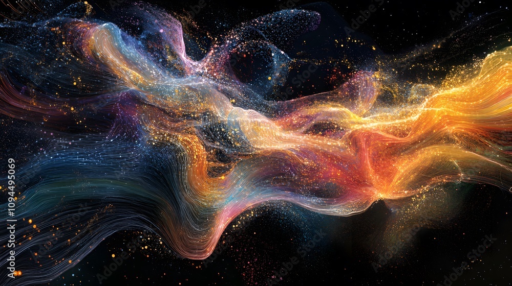 Poster abstract visualization of data streams in real-time processing