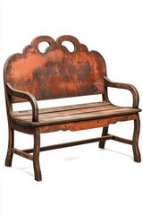 Fototapeta premium Rustic Wooden Bench