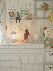 ナチュラルインテリア クリスマスアンティーク雑貨