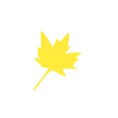 yellow leaf vector