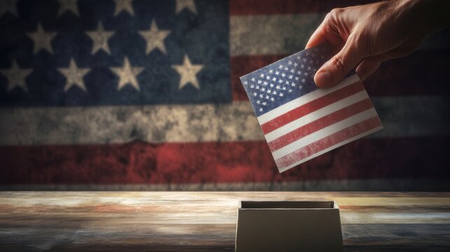 Civic engagement and voter participation, Symbolizing democracy and civic duty, photography style