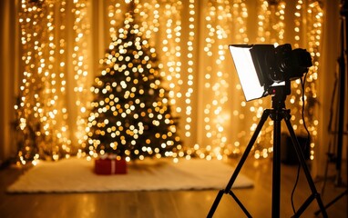 led christmas background 