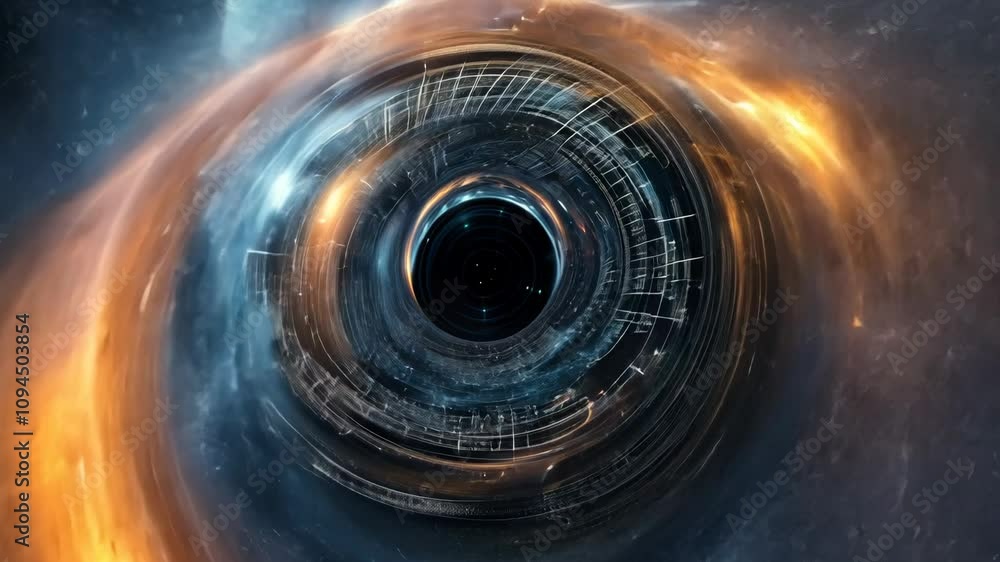 Poster exploring the infinite depths of gen alpha turbo v m in a cosmic landscape