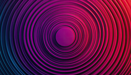 Vibrant concentric circles creating a stunning visual effect in shades of pink and blue.