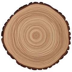 Fototapeta premium Intricate Tree Rings Revealing Tree's Growth Years