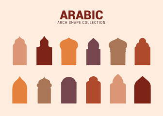 Traditional Arab frame for Islam holiday design. Islamic arch design