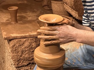 hands of a potter