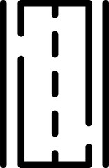 Rounded  stroke ROAD Icon