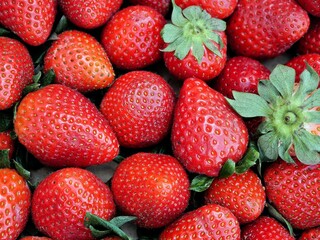 Strawberries - Juicy, vibrant strawberries! Packed with vitamins, antioxidants, and flavor. Perfect for desserts, snacks, and summer delights