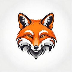Obraz premium fox logo isolated on white background