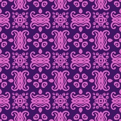 Elegant purple floral wallpaper