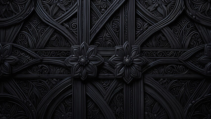 black background in old style for your design futuristic simplicity three dimensional blank design element