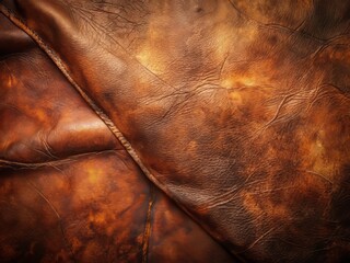 Fototapeta premium Distressed Leather Background with Rich Texture and Earthy Tones Perfect for Product Photography, Branding, and Creative Projects in Digital and Print Media