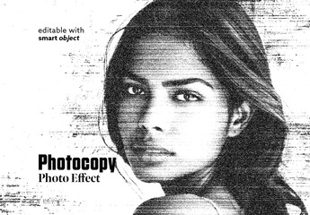Photocopy Photo Effect