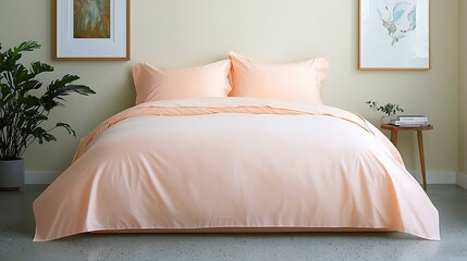 Cozy bedroom decor modern home interior design calm environment aesthetic view comfort concept