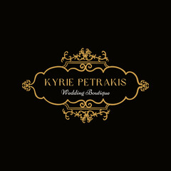 frame with floral ornament