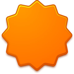 Orange Sale Sticker Badge