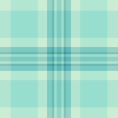 Mesh tartan seamless fabric, woven check pattern vector. Layer plaid background texture textile in teal and light colors.