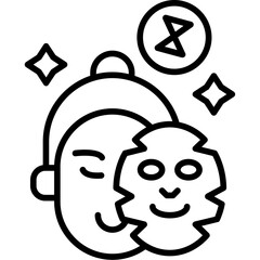 Collagen Mask Icon