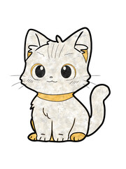 White and orange color mix