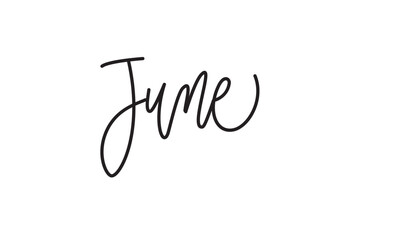 June text for Digital Planner 