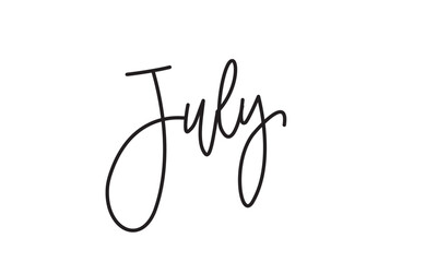 July text for Digital Planner 