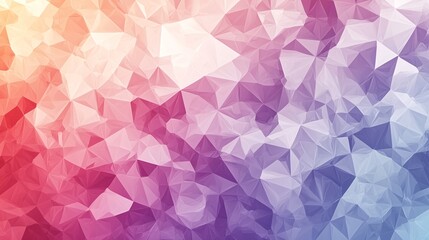 Abstract geometric background showing triangles creating colorful low poly design