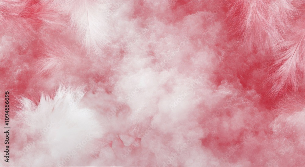 Poster soft pink textures with a dreamy effect create a whimsical visual experience for viewers