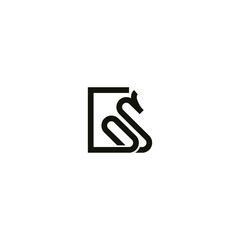 Print a minimalist dragon logo