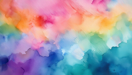 Fototapeta premium Artistic Watercolor Texture with Soft Brush Strokes and Color Blends