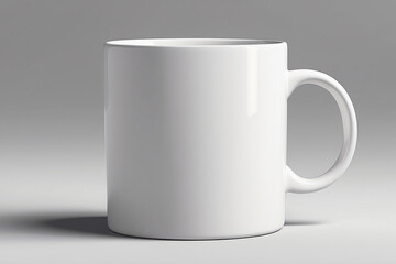 Obraz premium Empty white mug