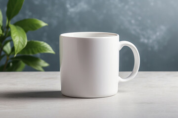 Obraz premium Empty white mug