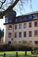 Blick in die Altstadt von Lich in Hessen