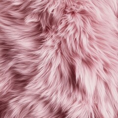 Fototapeta premium Soft pink faux fur fabric texture perfect for cozy decor and fashion accessories