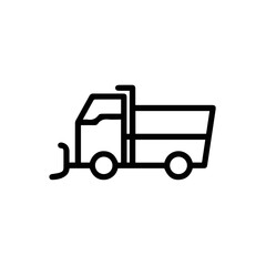 Truck icon symbol vector image illustration
