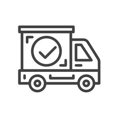 Truck icon symbol vector image illustration
