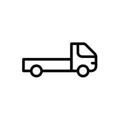 Truck icon symbol vector image illustration
