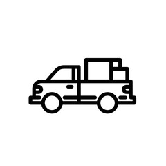 Truck icon symbol vector image illustration
