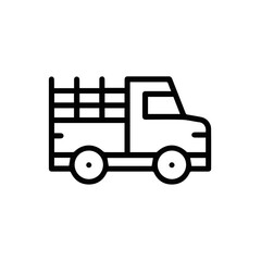 Truck icon symbol vector image illustration

