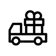 Truck icon symbol vector image illustration
