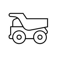 Truck icon symbol vector image illustration
