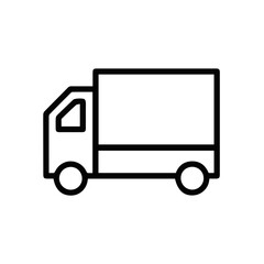 Truck icon symbol vector image illustration