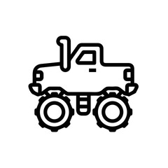 Truck icon symbol vector image illustration